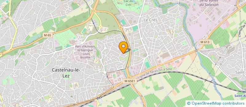 localisation de l'entreprise MONSIEUR PHILIPPE GLAIZE  CASTELNAU-LE-LEZ