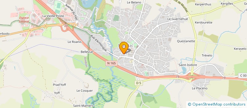 localisation de l'entreprise MONSIEUR PHILIPPE GLOAGUEN à MUZILLAC