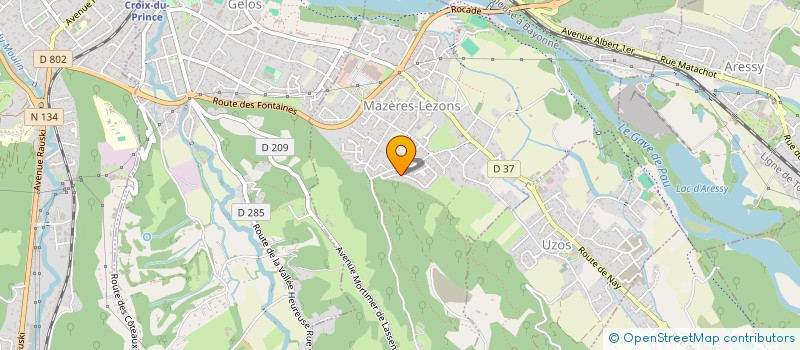 localisation de l'entreprise MONSIEUR PHILIPPE GLORIEUX à MAZERES-LEZONS