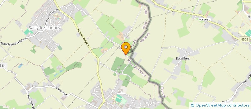 localisation de l'entreprise MONSIEUR PHILIPPE GLORIEUX  SAILLY-LEZ-LANNOY