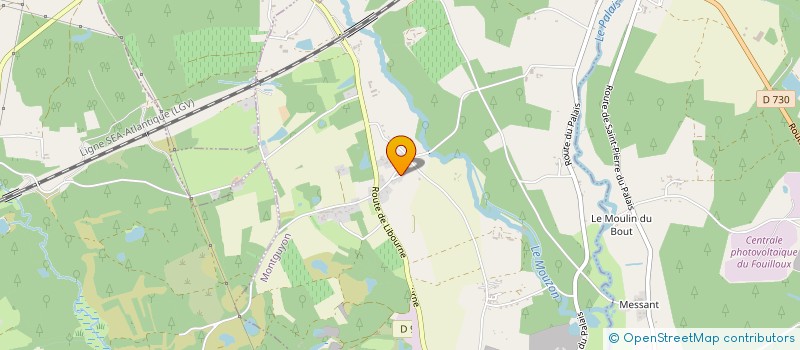 localisation de l'entreprise MONSIEUR PHILIPPE GLOUMEAU  MONTGUYON