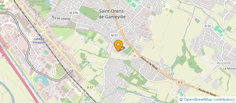 localisation de l'entreprise MONSIEUR PHILIPPE GLOUTON à SAINT-ORENS-DE-GAMEVILLE