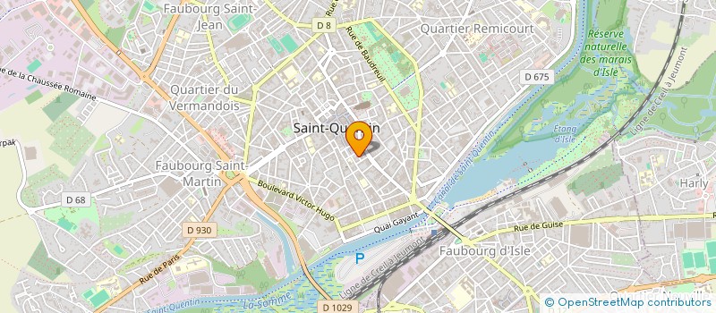 localisation de l'entreprise MONSIEUR PHILIPPE GLUCH à SAINT-QUENTIN