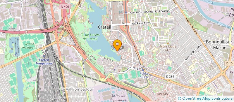 localisation de l'entreprise MONSIEUR PHILIPPE GOBEREAU  CRETEIL