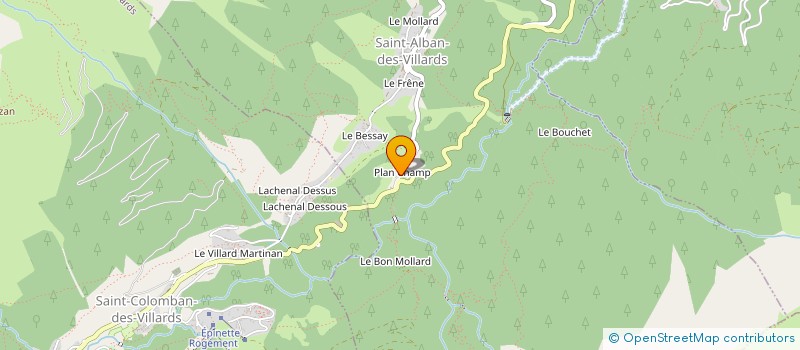 localisation de l'entreprise MONSIEUR PHILIPPE GOBIL à SAINT-ALBAN-DES-VILLARDS
