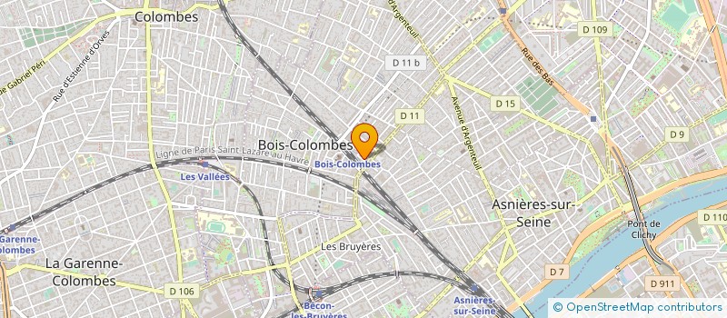 localisation de l'entreprise MONSIEUR PHILIPPE GOBIN à BOIS-COLOMBES