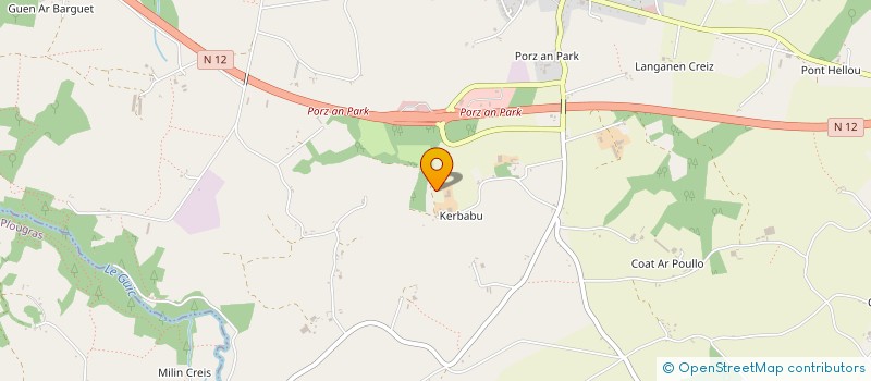 localisation de l'entreprise MONSIEUR PHILIPPE GODEST  PLOUNEVEZ-MOEDEC