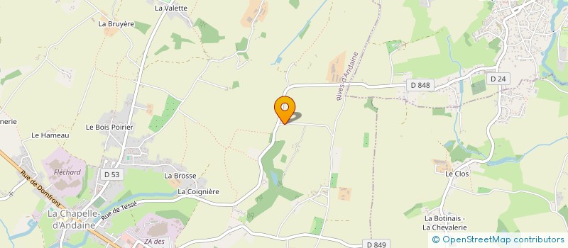 localisation de l'entreprise MONSIEUR PHILIPPE GODIN à RIVES D'ANDAINE