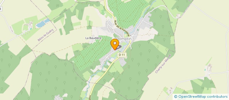 localisation de l'entreprise MONSIEUR PHILIPPE GODRON à DOMPTIN