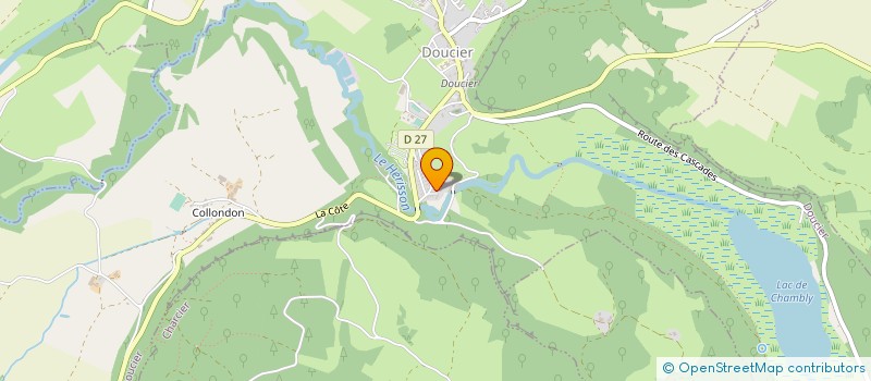 localisation de l'entreprise MONSIEUR PHILIPPE GOISSEAUD  DOUCIER