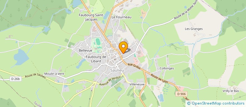 localisation de l'entreprise MONSIEUR PHILIPPE GOMARD à SAULIEU