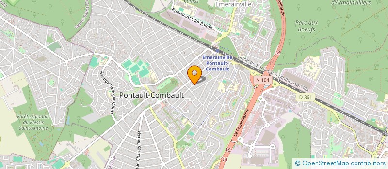 localisation de l'entreprise MONSIEUR PHILIPPE GONCALVES  PONTAULT-COMBAULT