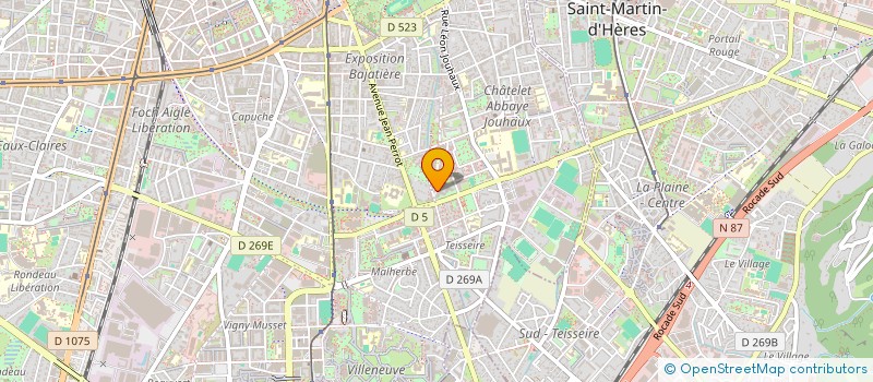 localisation de l'entreprise MONSIEUR PHILIPPE GONNET  GRENOBLE