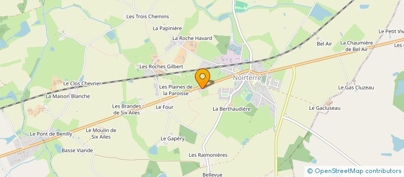 localisation de l'entreprise MONSIEUR PHILIPPE GONNORD  BRESSUIRE