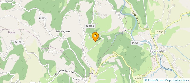 localisation de l'entreprise MONSIEUR PHILIPPE GONTIER  LE POET-CELARD