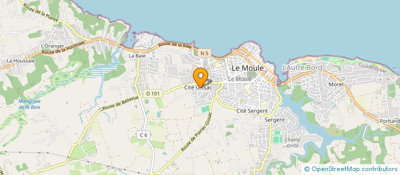 localisation de l'entreprise MONSIEUR PHILIPPE GONZALE à LE MOULE
