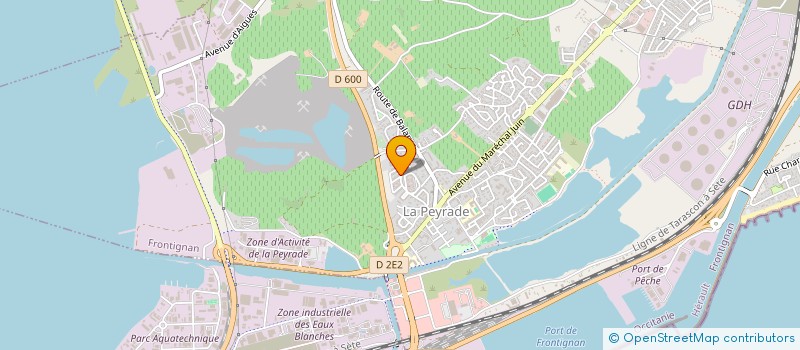 localisation de l'entreprise MONSIEUR PHILIPPE GONZALEZ à FRONTIGNAN