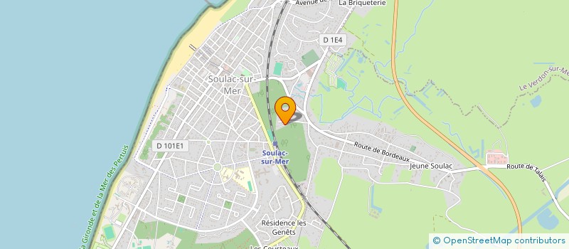 localisation de l'entreprise MONSIEUR PHILIPPE GORIE  SOULAC-SUR-MER