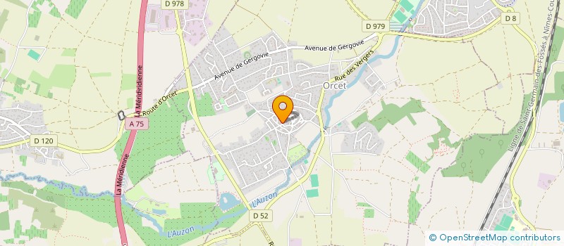 localisation de l'entreprise MONSIEUR PHILIPPE GORNY  ORCET