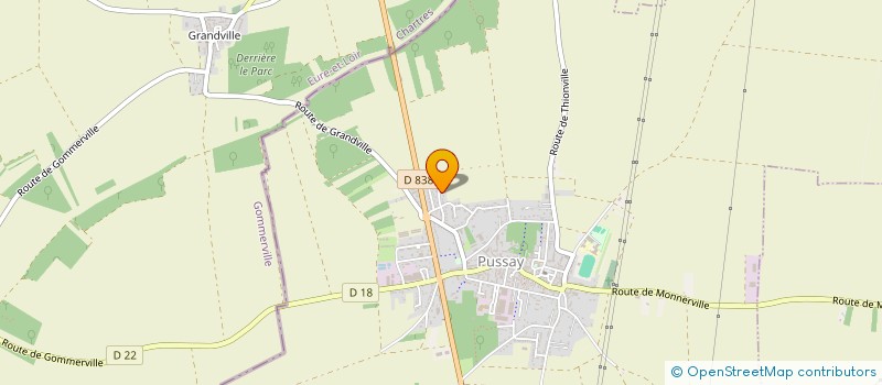 localisation de l'entreprise MONSIEUR PHILIPPE GORVAIS  PUSSAY