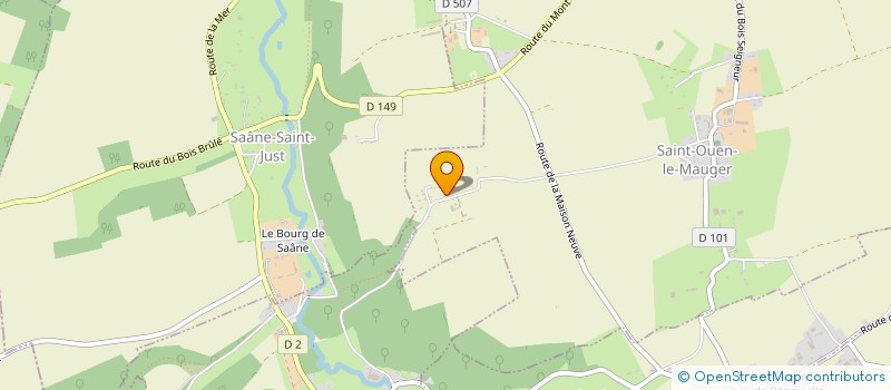 localisation de l'entreprise MONSIEUR PHILIPPE GOSSE  SAINT-OUEN-LE-MAUGER