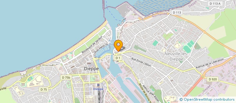 localisation de l'entreprise MONSIEUR PHILIPPE GOSSELIN  DIEPPE