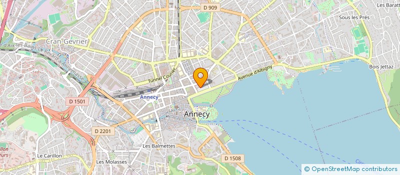 localisation de l'entreprise MONSIEUR PHILIPPE GOSSET à ANNECY