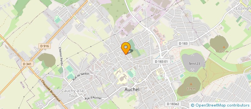 localisation de l'entreprise MONSIEUR PHILIPPE GOTTRAND à AUCHEL