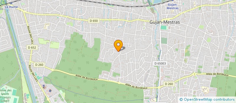 localisation de l'entreprise MONSIEUR PHILIPPE GOUAILLE  GUJAN-MESTRAS