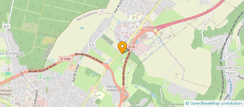 localisation de l'entreprise MONSIEUR PHILIPPE GOUDE à BOIS-GUILLAUME