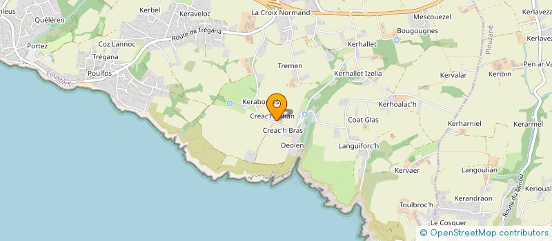 localisation de l'entreprise MONSIEUR PHILIPPE GOUEZ  LOCMARIA-PLOUZANE