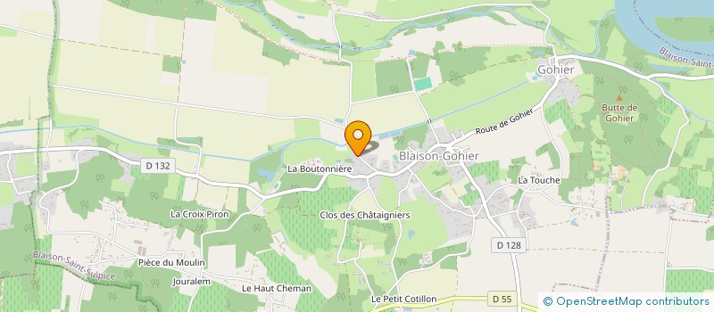 localisation de l'entreprise MONSIEUR PHILIPPE GOUGEON  BLAISON-SAINT-SULPICE