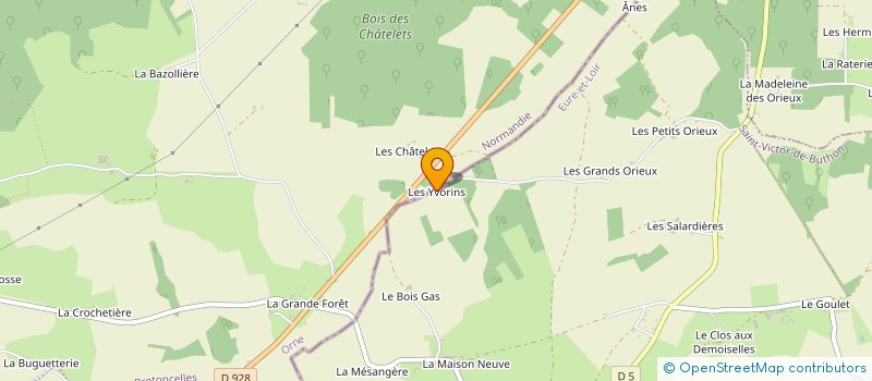 localisation de l'entreprise MONSIEUR PHILIPPE GOUHIER à SAINT-VICTOR-DE-BUTHON