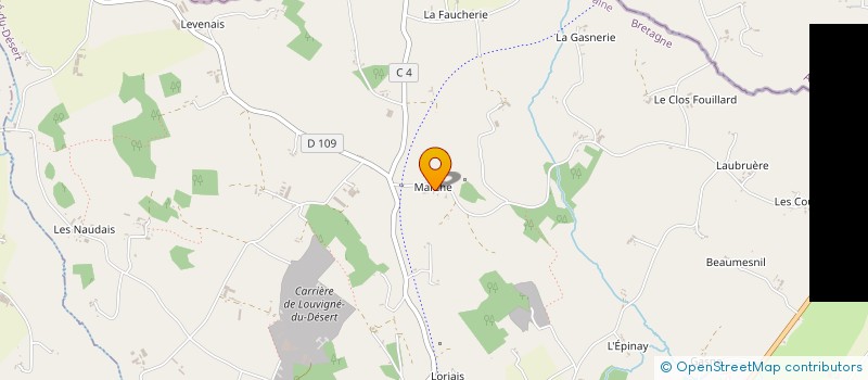 localisation de l'entreprise MONSIEUR PHILIPPE GOUIN à LOUVIGNE-DU-DESERT