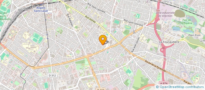 localisation de l'entreprise MONSIEUR PHILIPPE GOUJEON  ANGERS