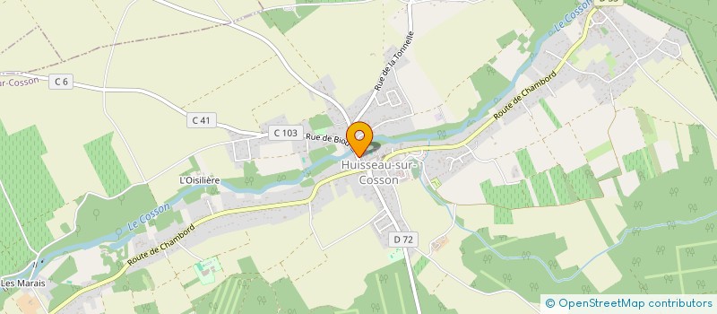 localisation de l'entreprise MONSIEUR PHILIPPE GOUNY  HUISSEAU-SUR-COSSON