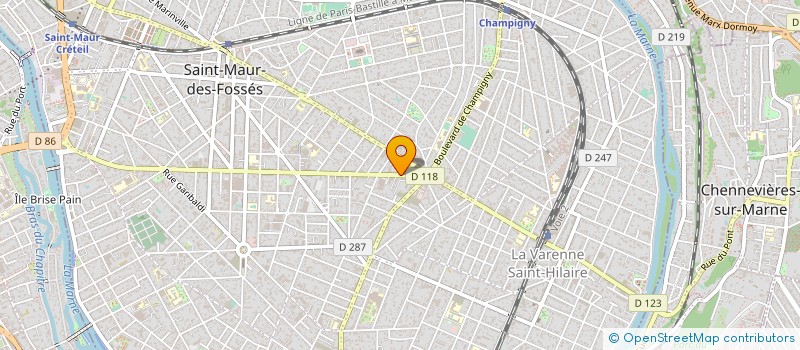localisation de l'entreprise MONSIEUR PHILIPPE GOUPIL à SAINT-MAUR-DES-FOSSES