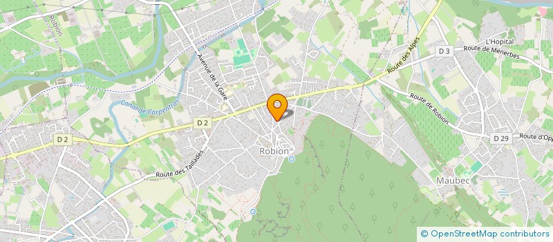 localisation de l'entreprise MONSIEUR PHILIPPE GOUPIL  ROBION