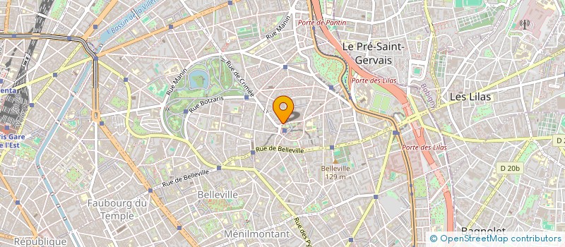 localisation de l'entreprise MONSIEUR PHILIPPE GOURAND  PARIS 19