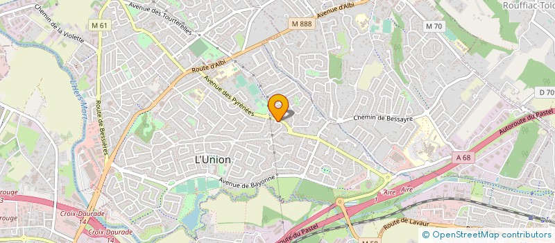 localisation de l'entreprise MONSIEUR PHILIPPE GOURDIEN à L'UNION