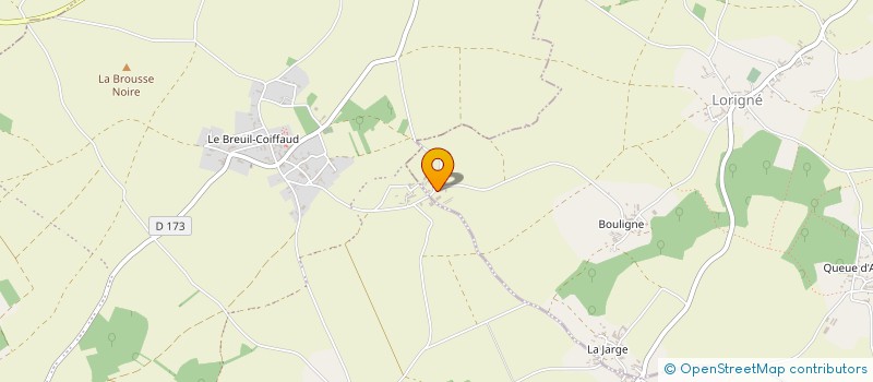 localisation de l'entreprise MONSIEUR PHILIPPE GOURDON  LORIGNE