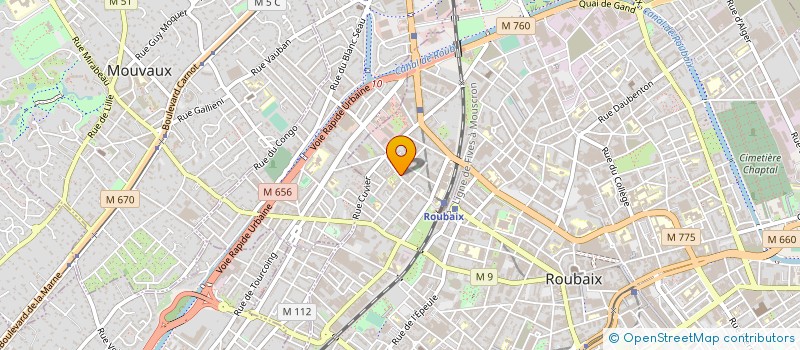 localisation de l'entreprise MONSIEUR PHILIPPE GOURIER à ROUBAIX