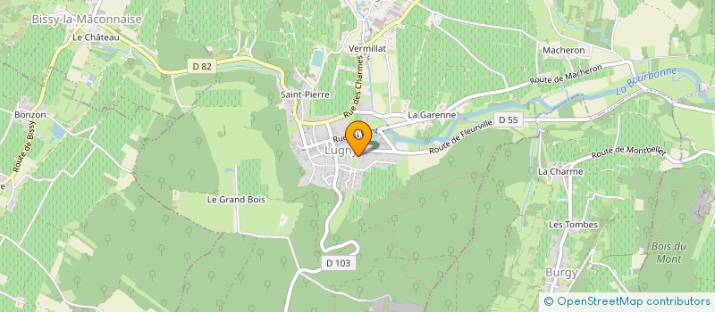 localisation de l'entreprise MONSIEUR PHILIPPE GOURLAND à LUGNY