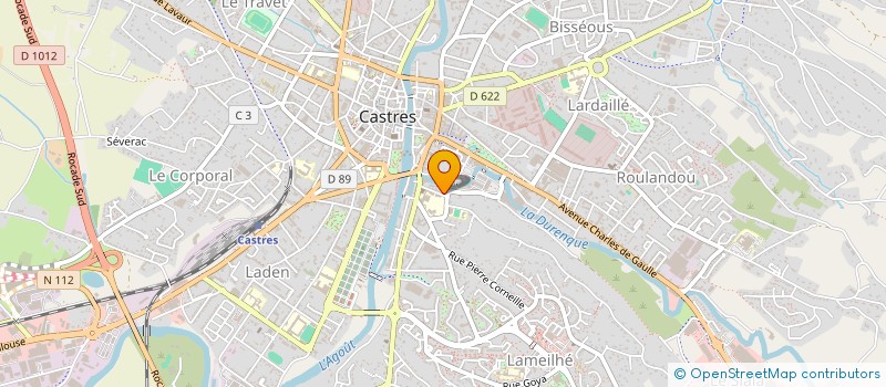 localisation de l'entreprise MONSIEUR PHILIPPE GOUT  CASTRES