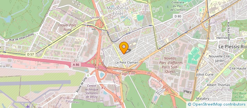 localisation de l'entreprise MONSIEUR PHILIPPE GOUT à CLAMART