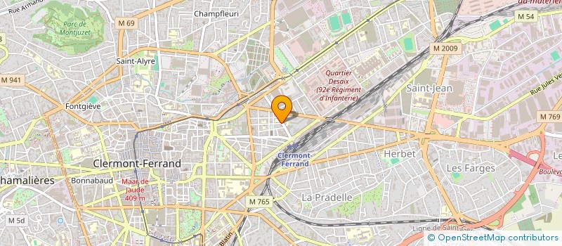 localisation de l'entreprise MONSIEUR PHILIPPE GOUTAIN  CLERMONT-FERRAND