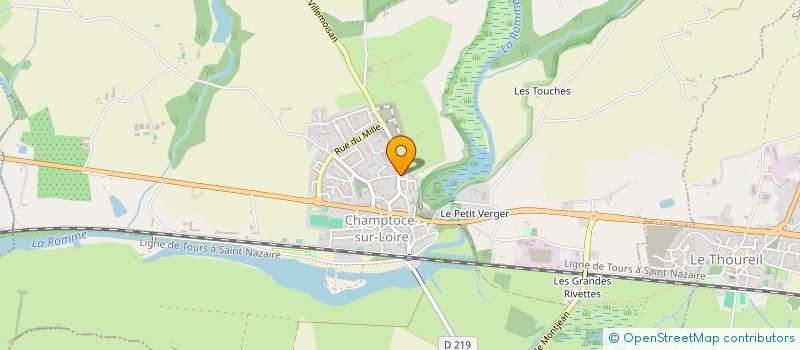 localisation de l'entreprise MONSIEUR PHILIPPE GOUTIER  CHAMPTOCE-SUR-LOIRE