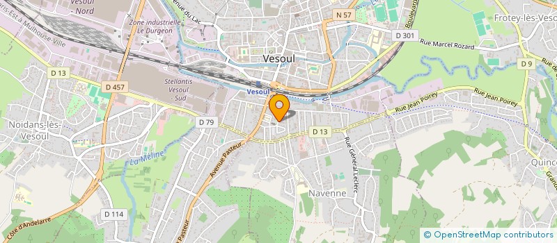 localisation de l'entreprise MONSIEUR PHILIPPE GOUTTEFROY  ECHENOZ-LA-MELINE