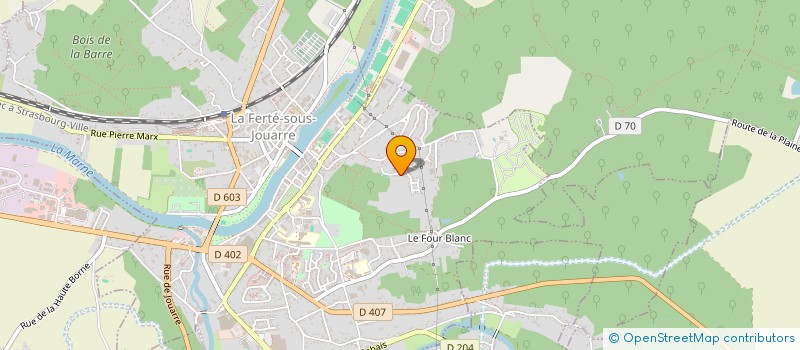 localisation de l'entreprise MONSIEUR PHILIPPE GOUVEIA à LA FERTE-SOUS-JOUARRE