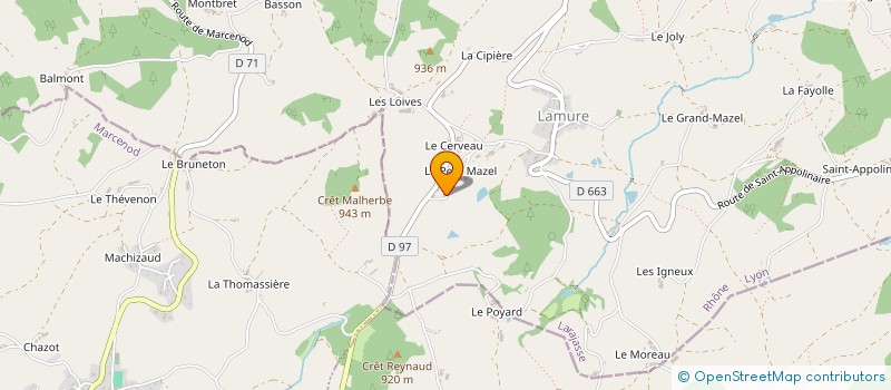 localisation de l'entreprise MONSIEUR PHILIPPE GOY à LARAJASSE